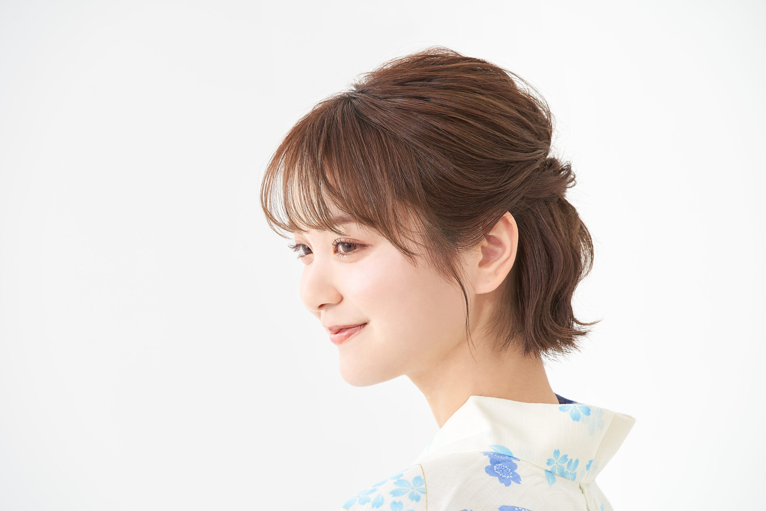 ふんわりハーフアップ