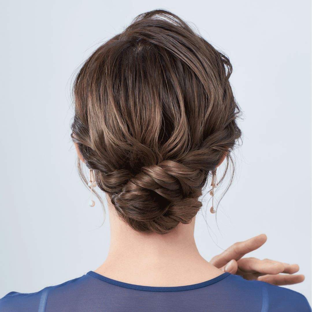 ミディアムヘアアレンジ