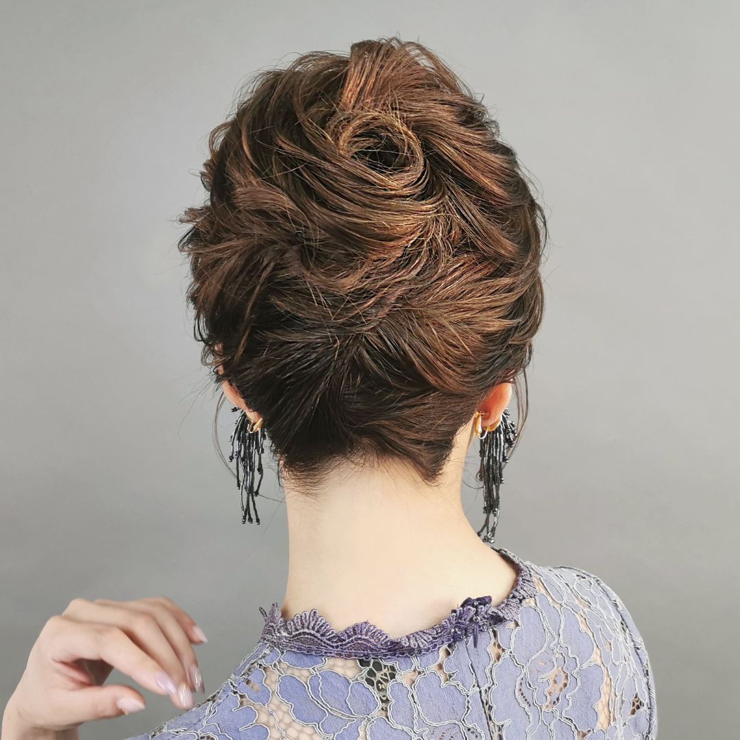 ロングヘアアレンジ